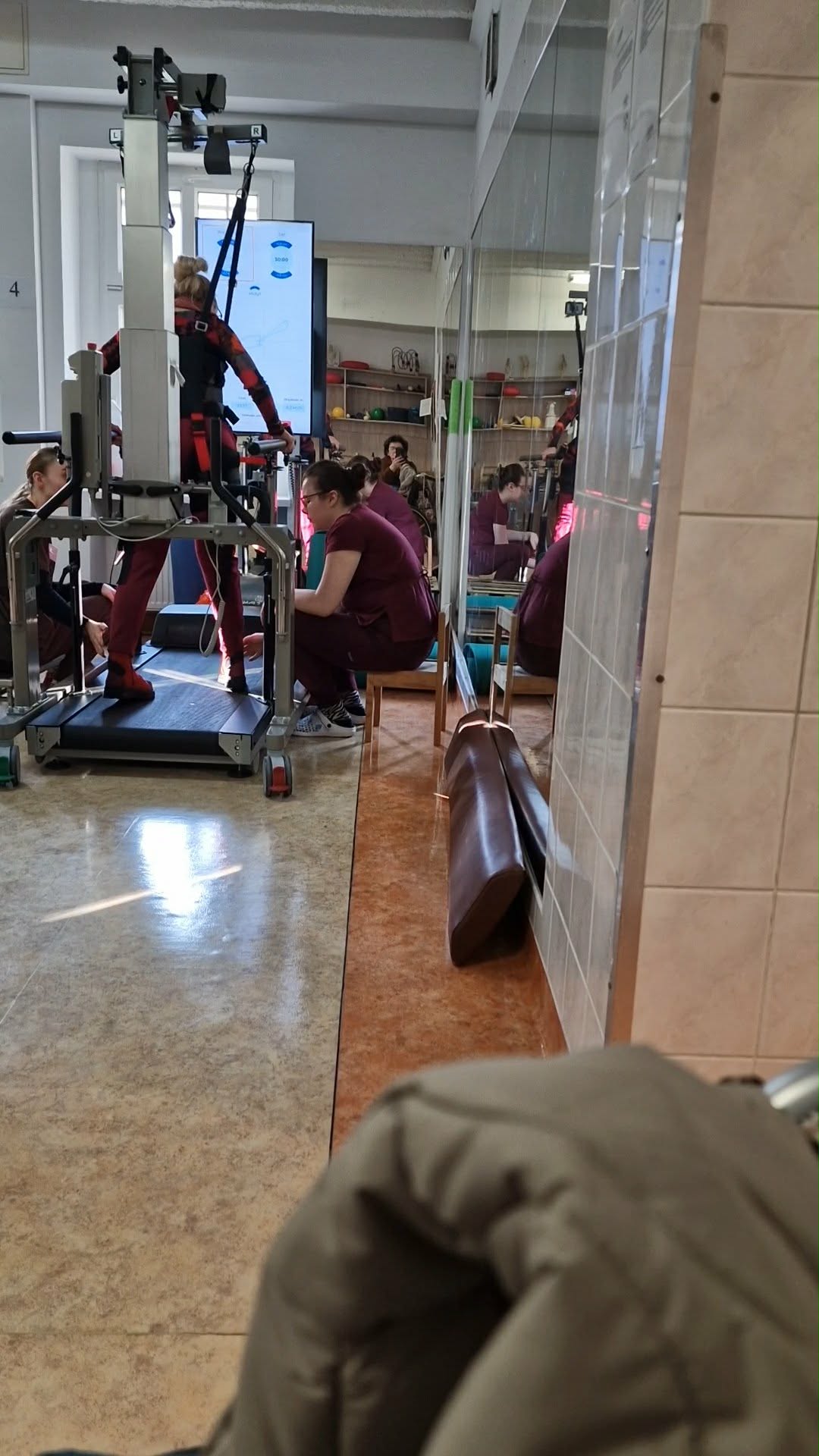 Zmęczona,ale spełniona biegnę z bieżni na masaż…